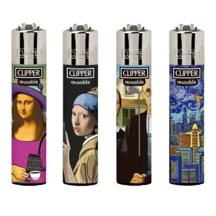 فندک کلیپر مدل Modern Arts 2 مجموعه 4 عددی