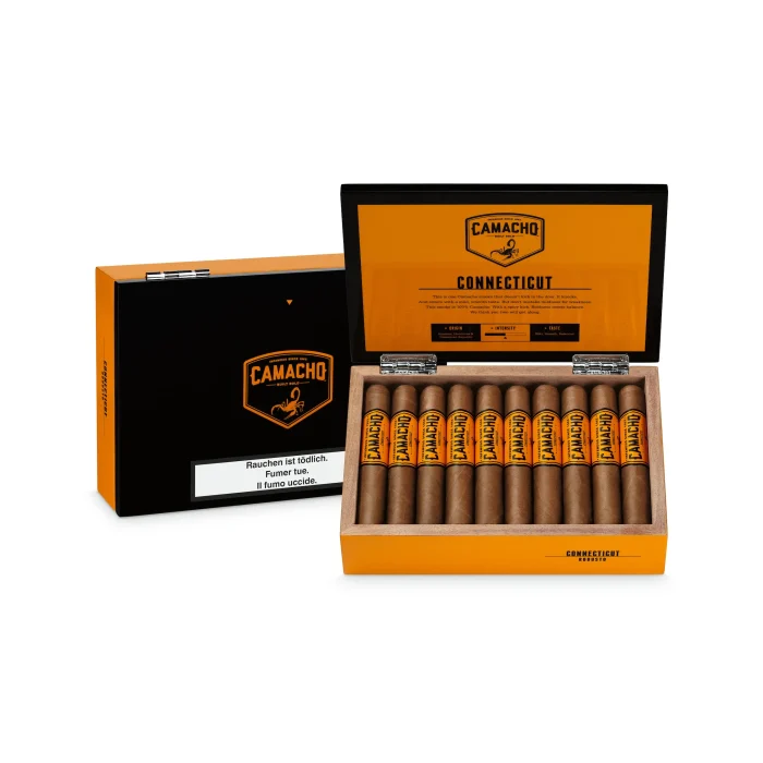 % سیگاربرگ کاماچو روبوستو Camacho Connecticut