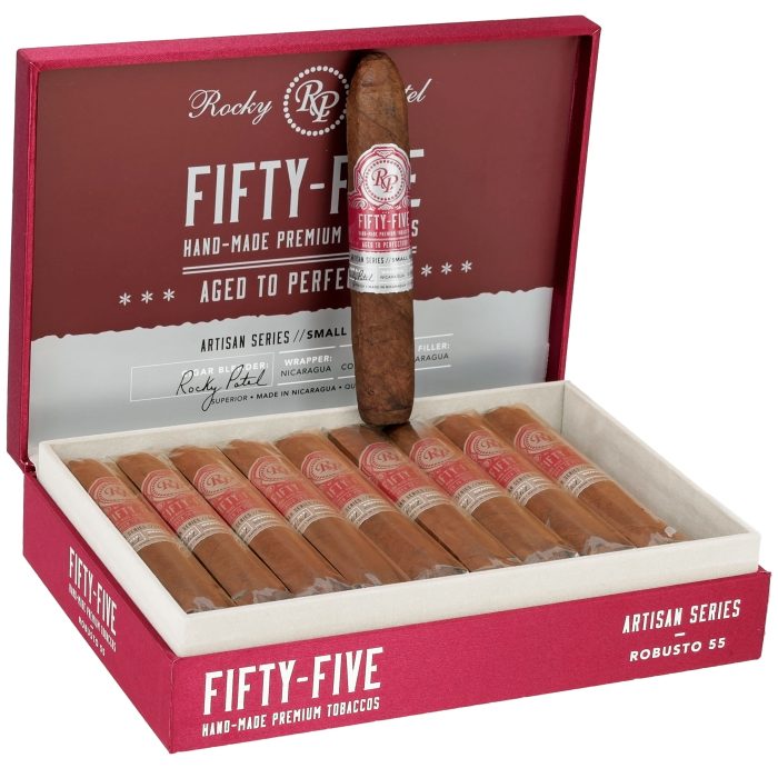 % سیگاربرگ راکی پتل پنجاه و پنج روبوستو Rocky Patel Fifty-Five