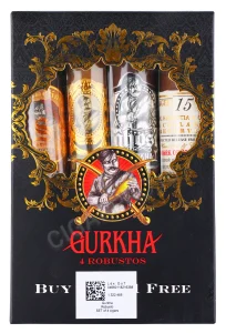% سیگاربرگ گورکا مدل کادویی سایز روبوستو بسته چهارنخی